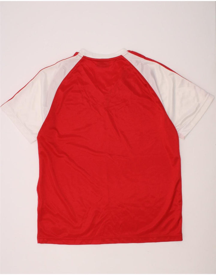 CHAMPION Boys T-Shirt Top 11-12 Years Large  Red Colourblock Polyester Vintage Champion and Second-Hand Champion from Messina Hembry 