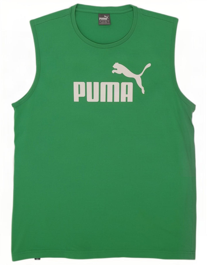 Puma muški gornji dio prsluka s grafičkim motivima, veliki, zeleni