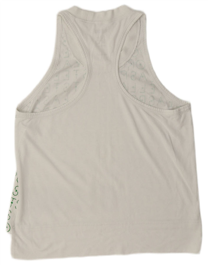 Adidas ženski Stella Graphic Vest Top UK 12/14 Srednje bijeli