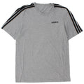 ADIDAS muška majica kratkih rukava srednje siva s mrljama