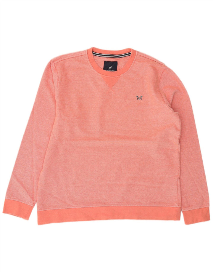 Crew Clothing Muška majica s kratkim rukavima Srednji ružičasti pamuk