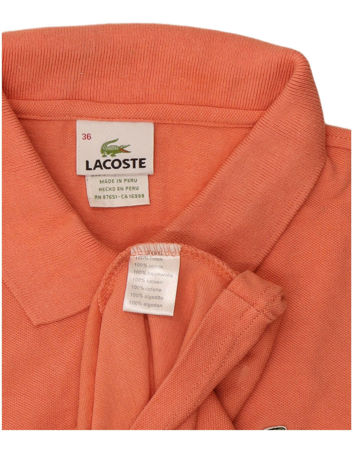 Lacoste ženska polo majica veličine 36 mala narančasta pamuk