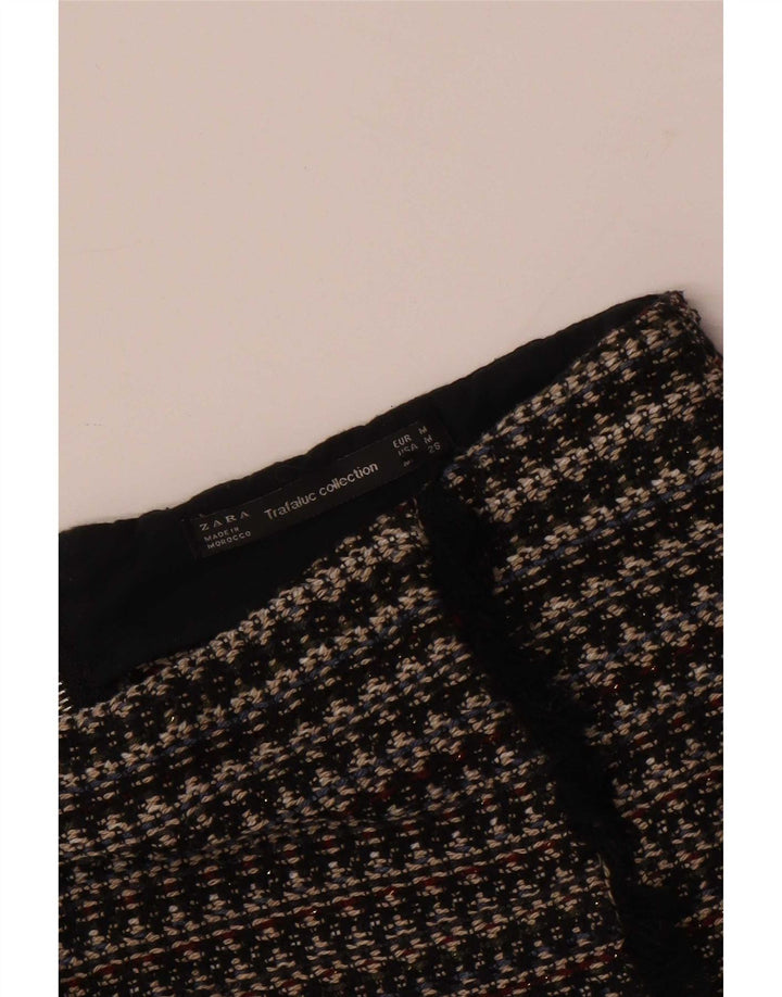Zara ženska Trafaluc mini suknja srednje veličine W28 crna na pruge