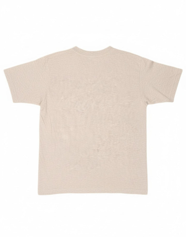ASICS Mens T-Shirt Top Large Grey Cotton