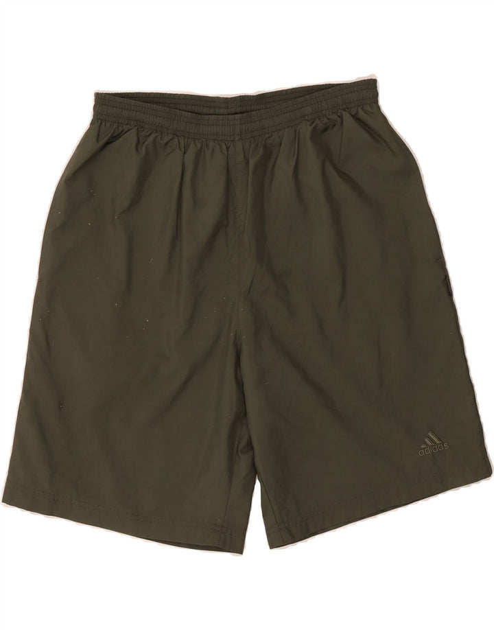 ADIDAS Mens Sport Shorts Large  Khaki Polyester Vintage Adidas and Second-Hand Adidas from Messina Hembry 