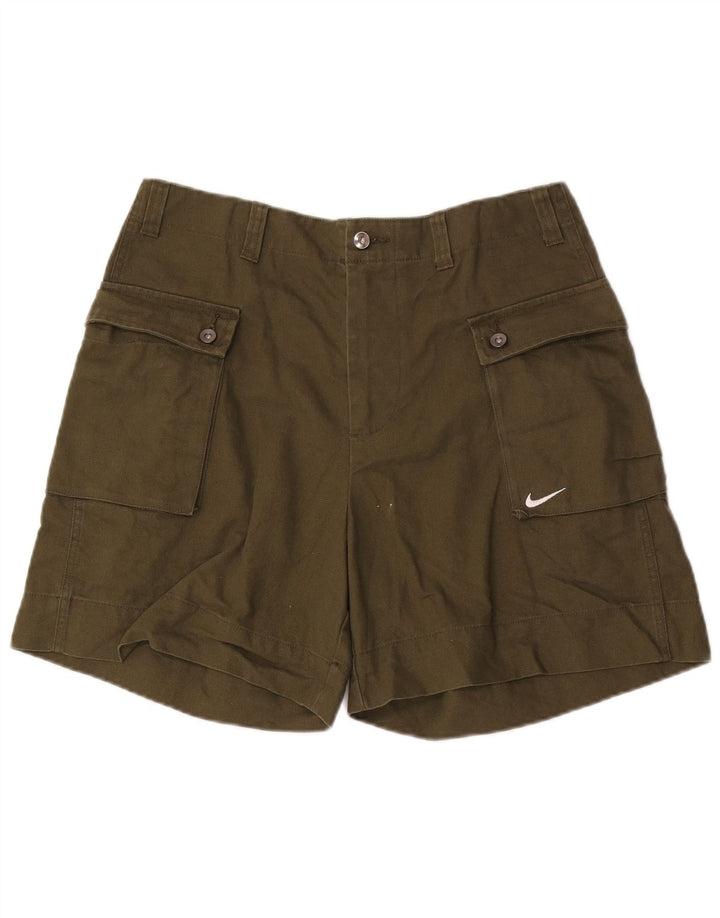 Nike muške kargo kratke hlače W32, srednji kaki pamuk
