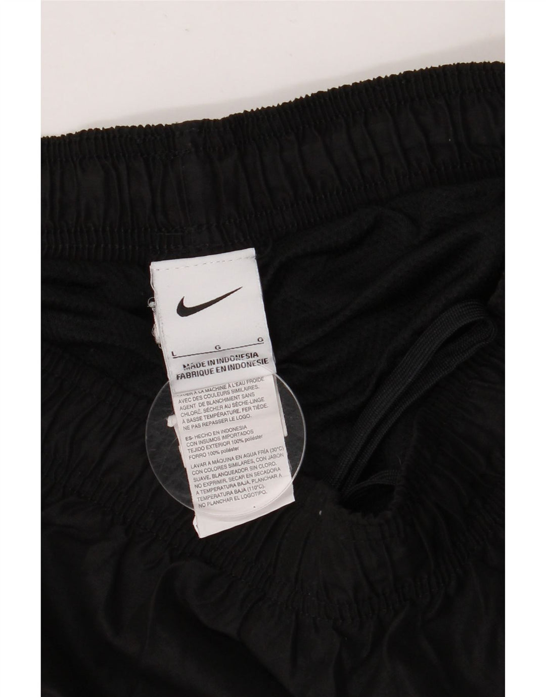 Nike ženske sportske kratke hlače UK 14 veliki crni poliester