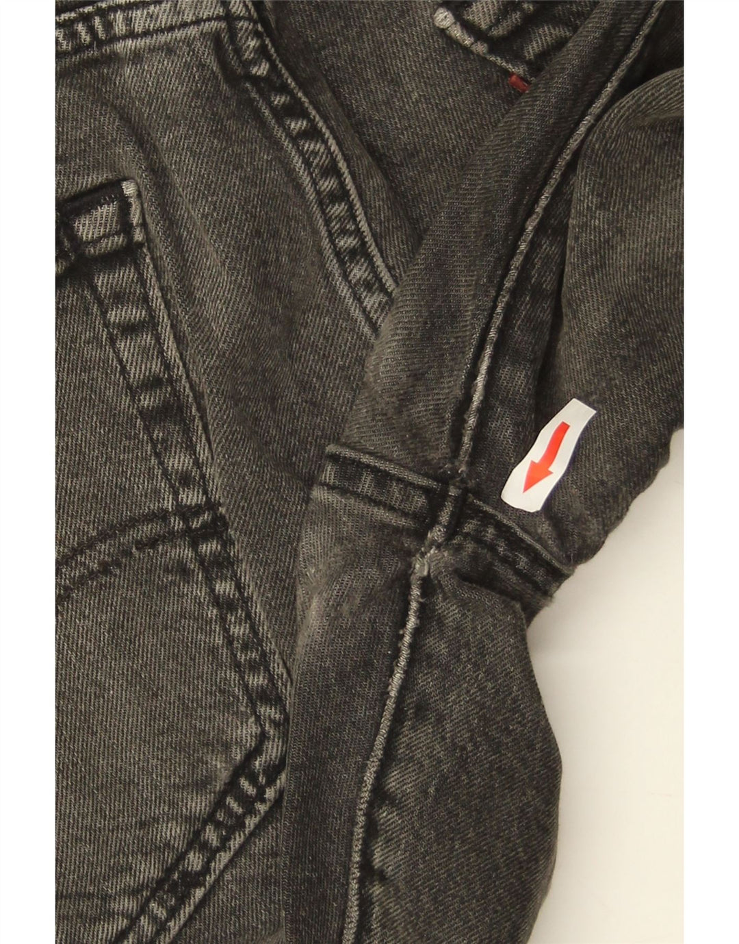 Levi's muške 502 sužene traperice W32 L30 sivi pamuk