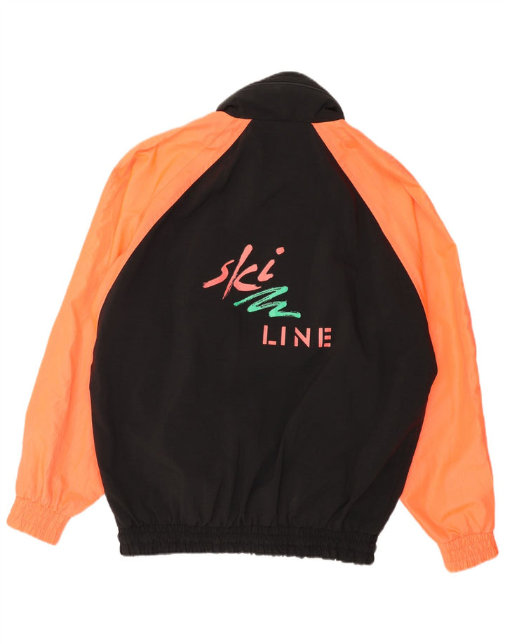 COSMOS muška vjetrovka s grafičkim motivima labavog kroja UK 36 mala crna