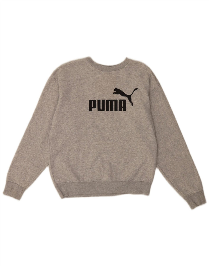 Puma muška majica s grafičkim motivima XS, sivi pamuk