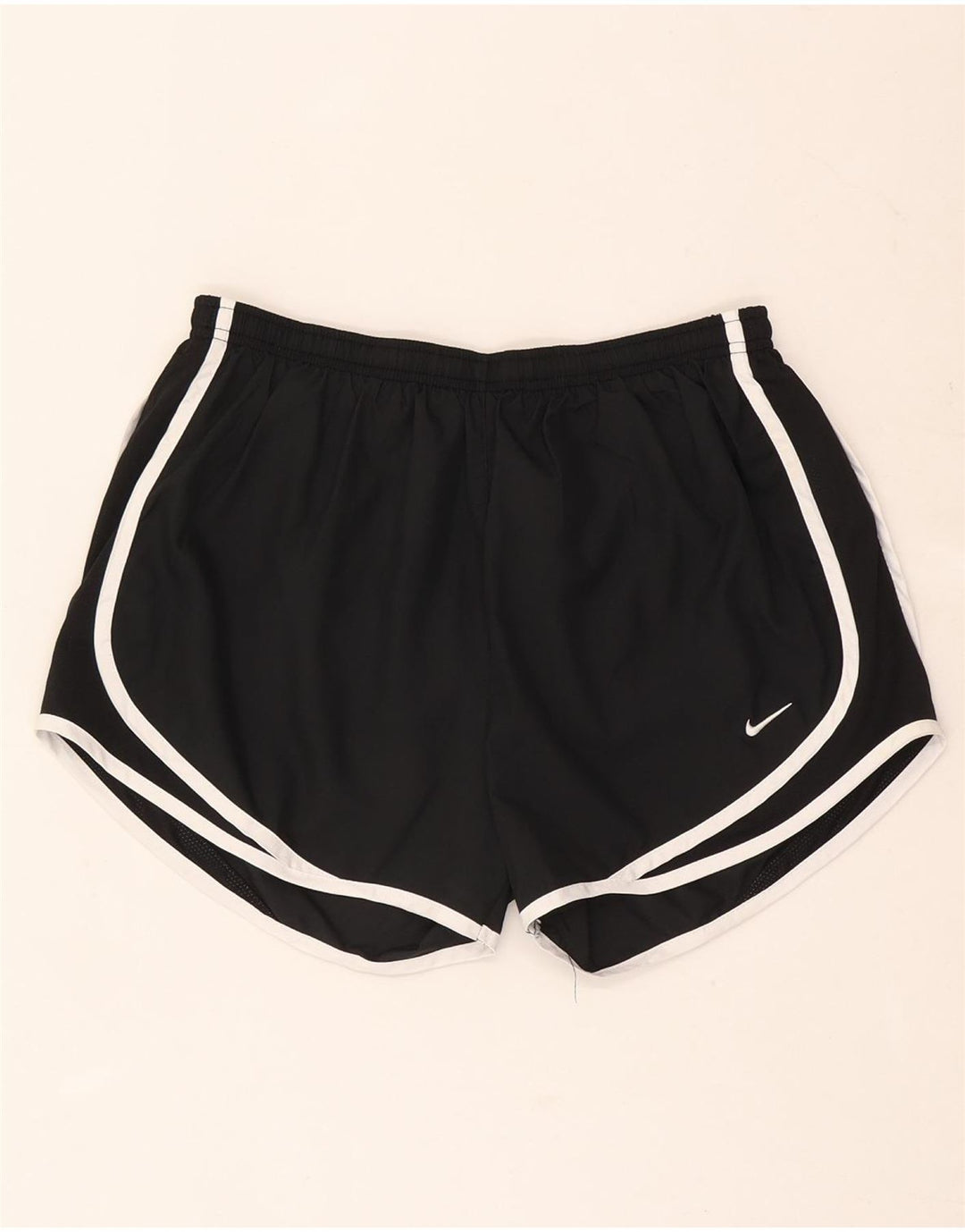 Nike ženske kratke sportske hlače Dri Fit UK 14 srednje crne boje od poliestera