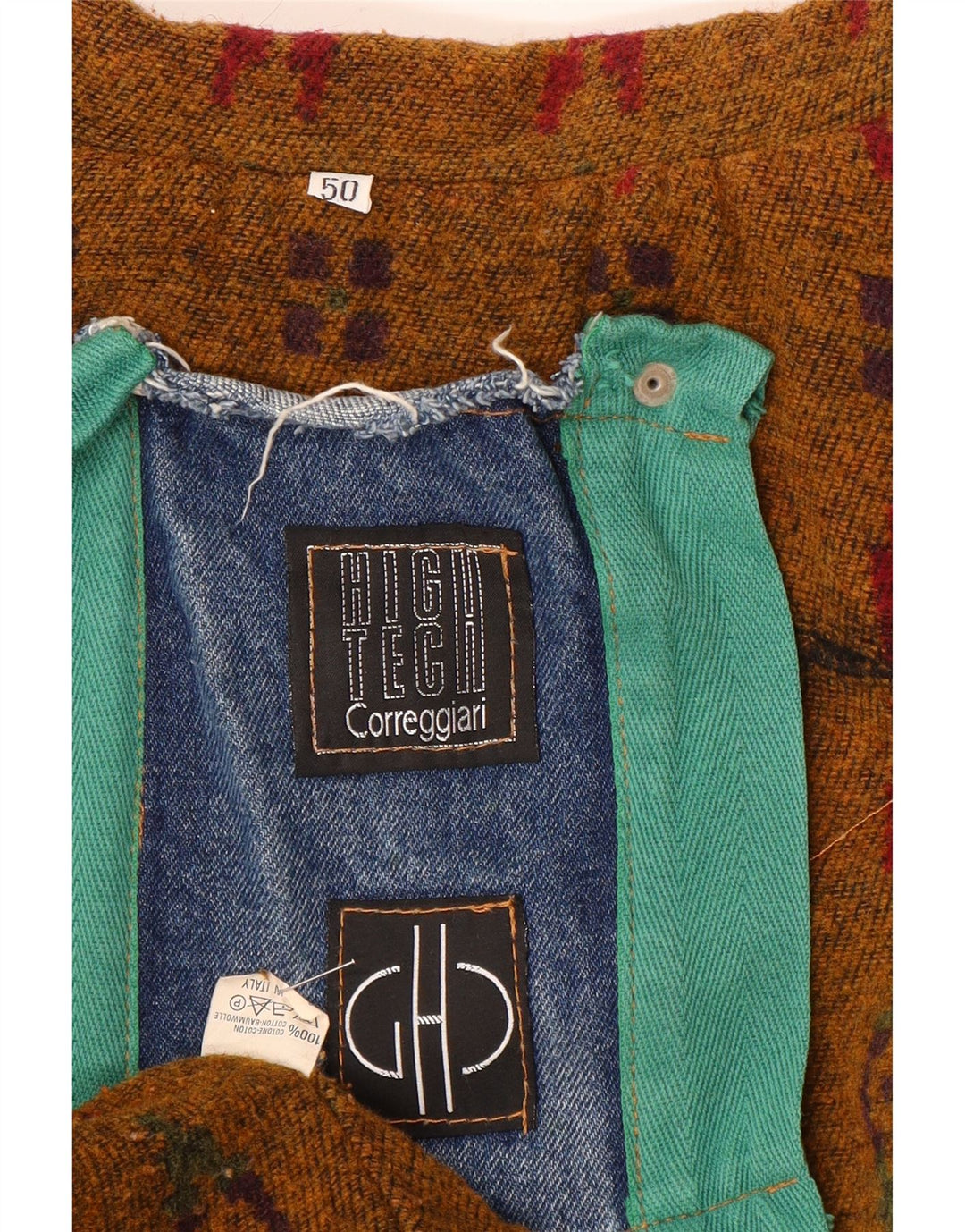 Vintage ženska prevelika traper jakna IT 50 XL plavi pamuk