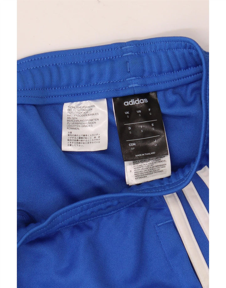 ADIDAS Ženske Climalite Trenirke Hlače UK 10 Mali plavi poliester