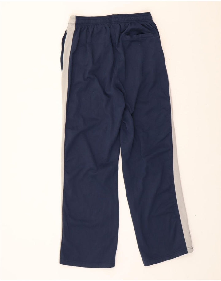 REEBOK Mens Tracksuit Trousers Medium  Navy Blue Colourblock Polyester Vintage Reebok and Second-Hand Reebok from Messina Hembry 