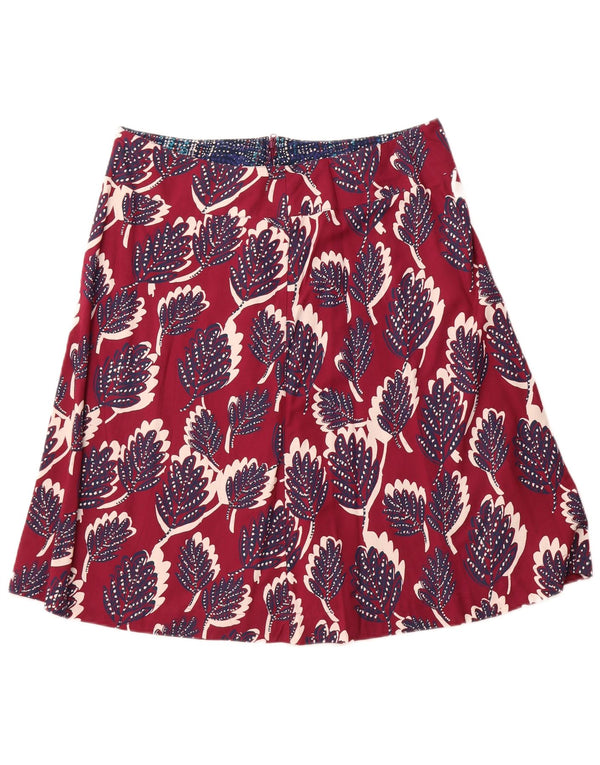 WHITE STUFF Ženska suknja A-kroja UK 14 Large W34 Ružičasta cvjetna viskoza