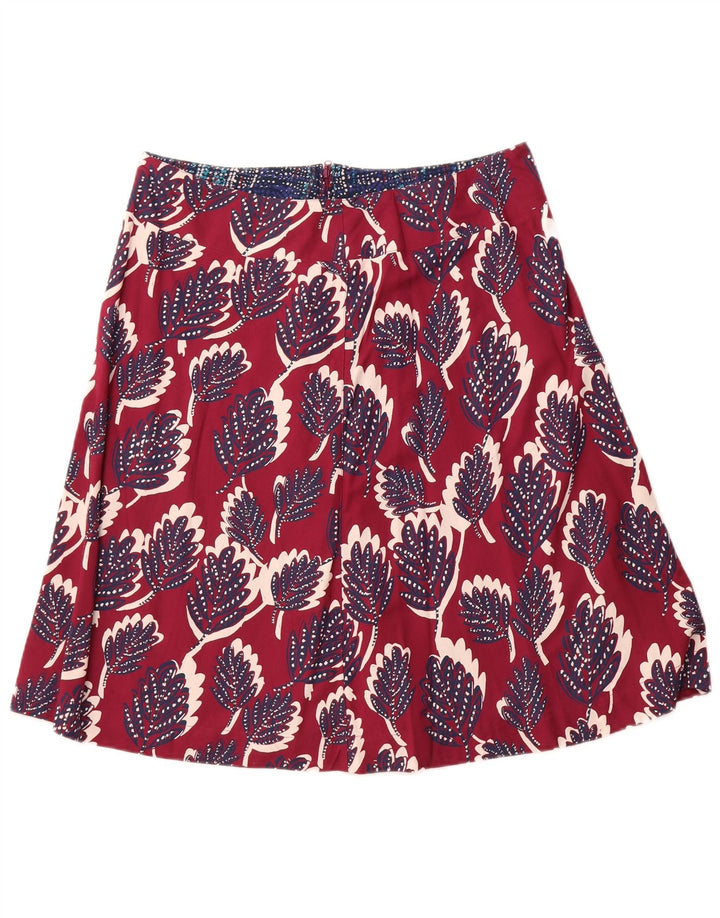 WHITE STUFF Ženska suknja A-kroja UK 14 Large W34 Ružičasta cvjetna viskoza