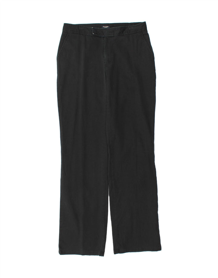 DOCKERS Womens Stretch Straight Suit Trousers US 6 Medium W28 L30 Black Vintage Dockers and Second-Hand Dockers from Messina Hembry 