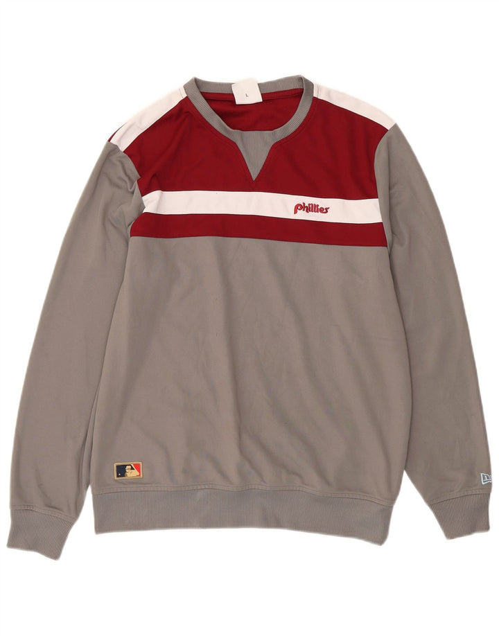 NEW ERA Muška majica s kratkim rukavima Cooperstown, velika siva boja