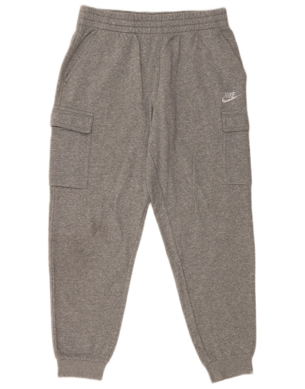 NIKE Boys Cargo Trenirka Hlače Joggers 13-14 Years XL Grey Flecked
