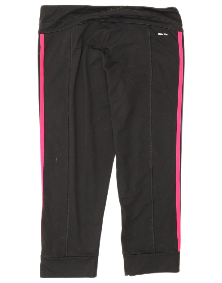 Adidas ženske Climalite Capri tajice UK 12/14 Srednje crni poliester