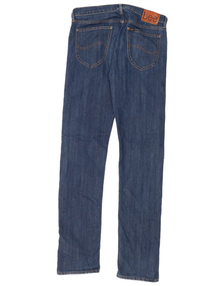 Lee Mens Daren Slim Jeans W33 L36 Plavi pamuk
