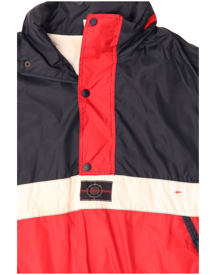 Marcel Clair muška anorak jakna UK 40 Large tamnoplava poliamidna boja