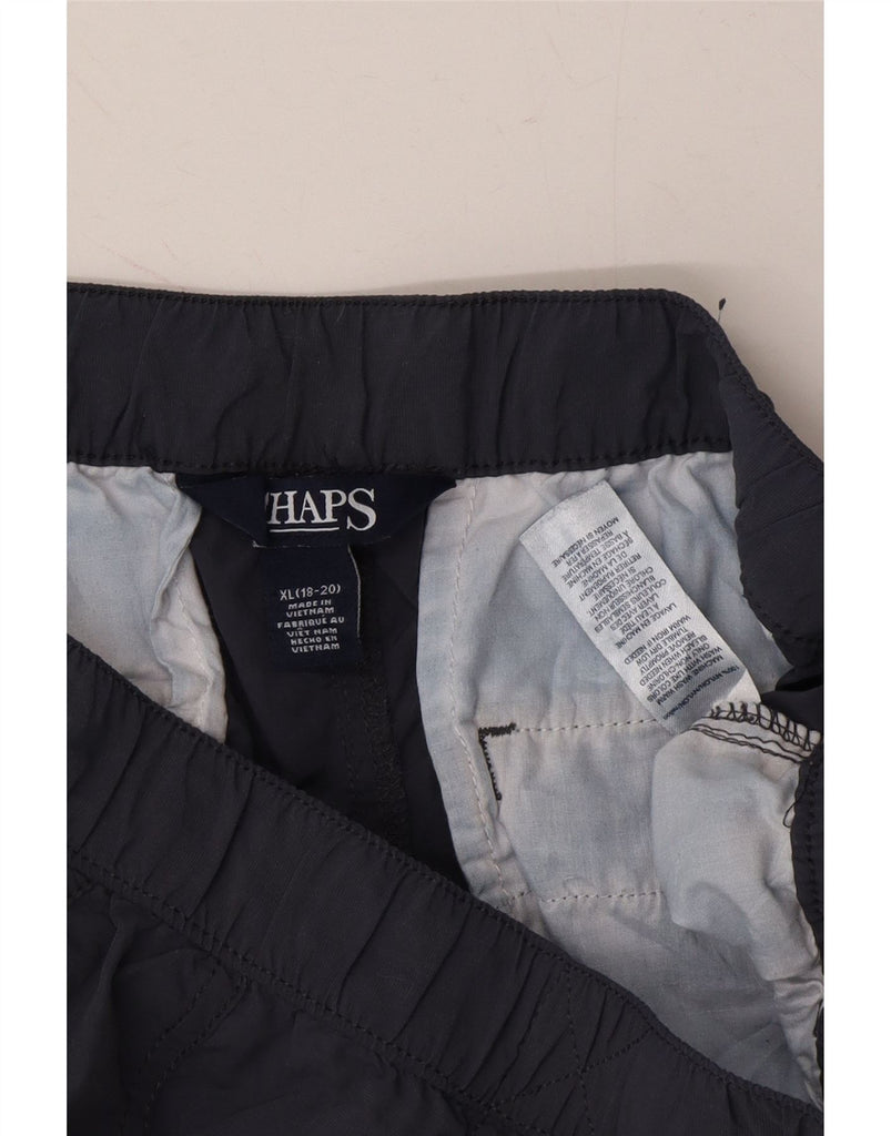 CHAPS Boys Cargo Shorts 15-16 Years XL W29  Grey Polyester Vintage Chaps and Second-Hand Chaps from Messina Hembry 