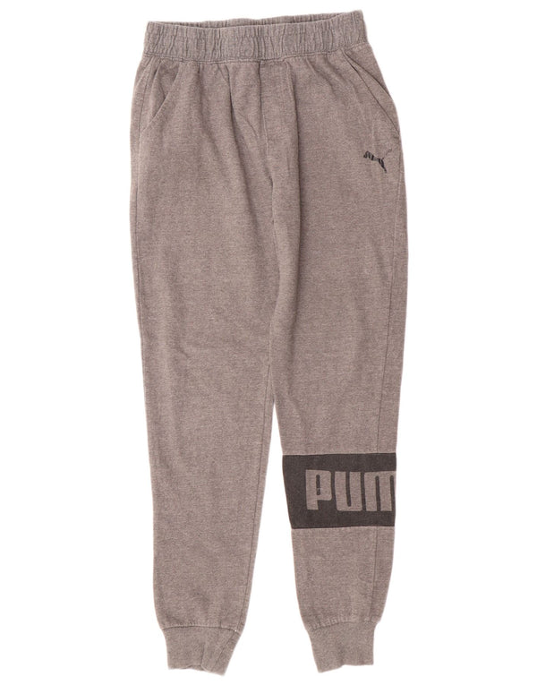Puma Boys Graphic Trenirka Hlače Joggers 15-16 godina XL sivi pamuk