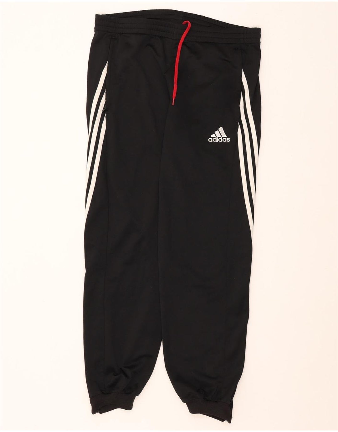 ADIDAS Mens Tracksuit Trousers Joggers Medium  Black Polyester