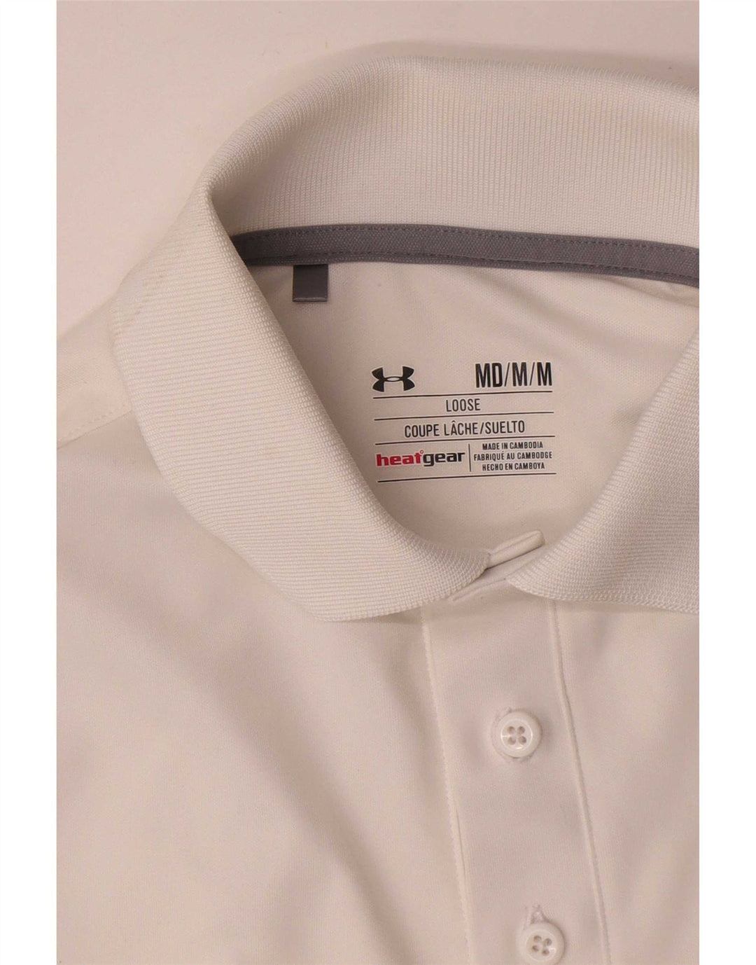Under Armour muška polo majica Heat Gear Srednje bijela