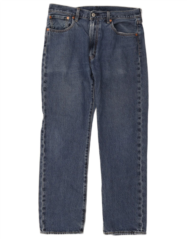Levi's muške ravne traperice W32 L32 plavi pamuk
