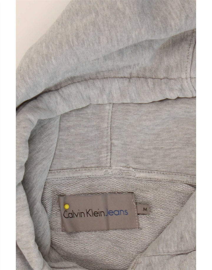 Calvin Klein Jeans muški grafički džemper s kapuljačom srednje sive boje