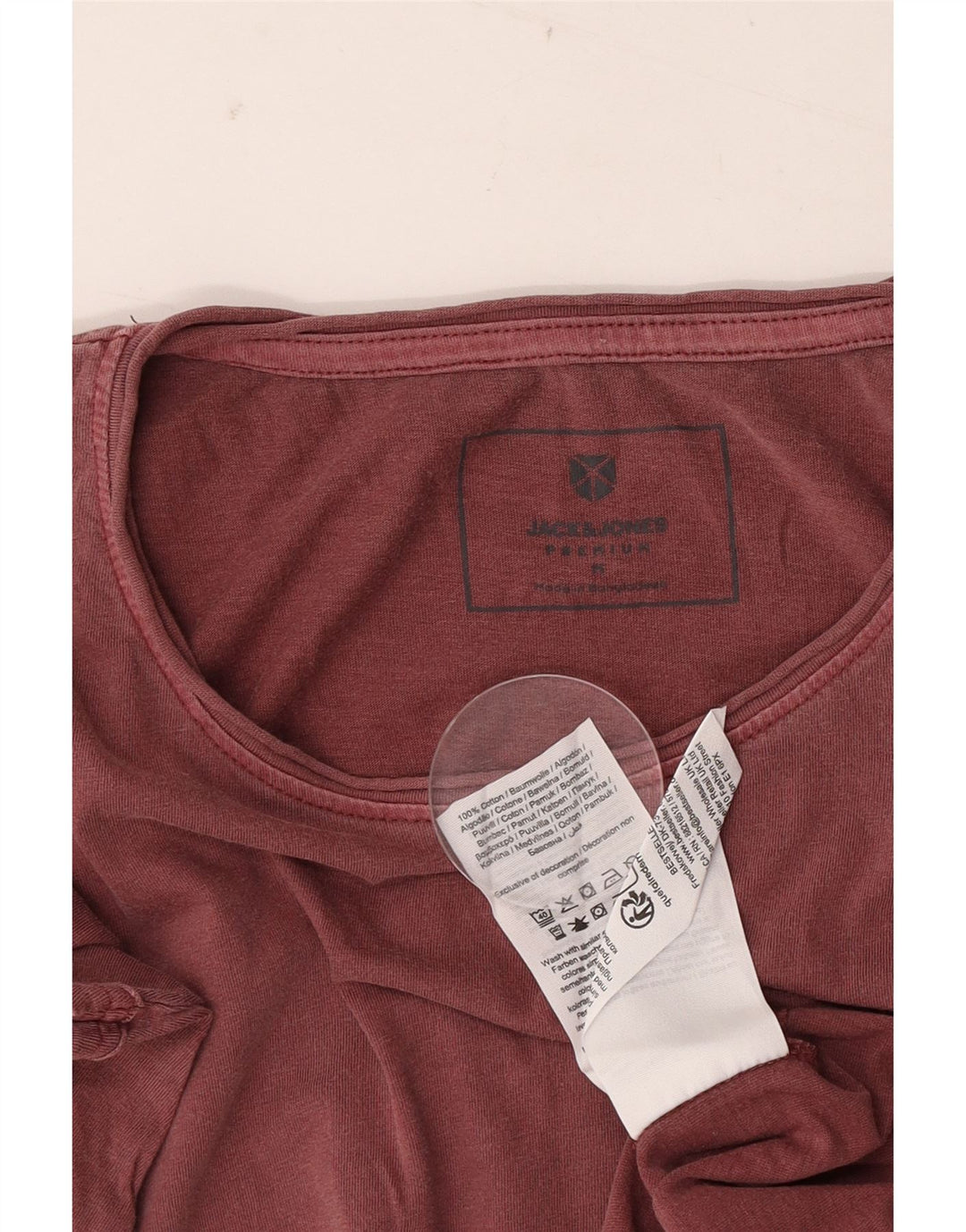 Jack & Jones muška majica kratkih rukava Srednje kestenjasti pamuk