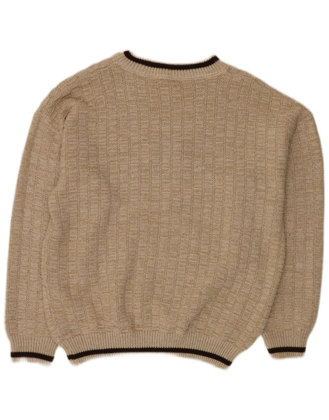 VINTAGE muški džemper s okruglim izrezom IT 52 XL bež poliakril