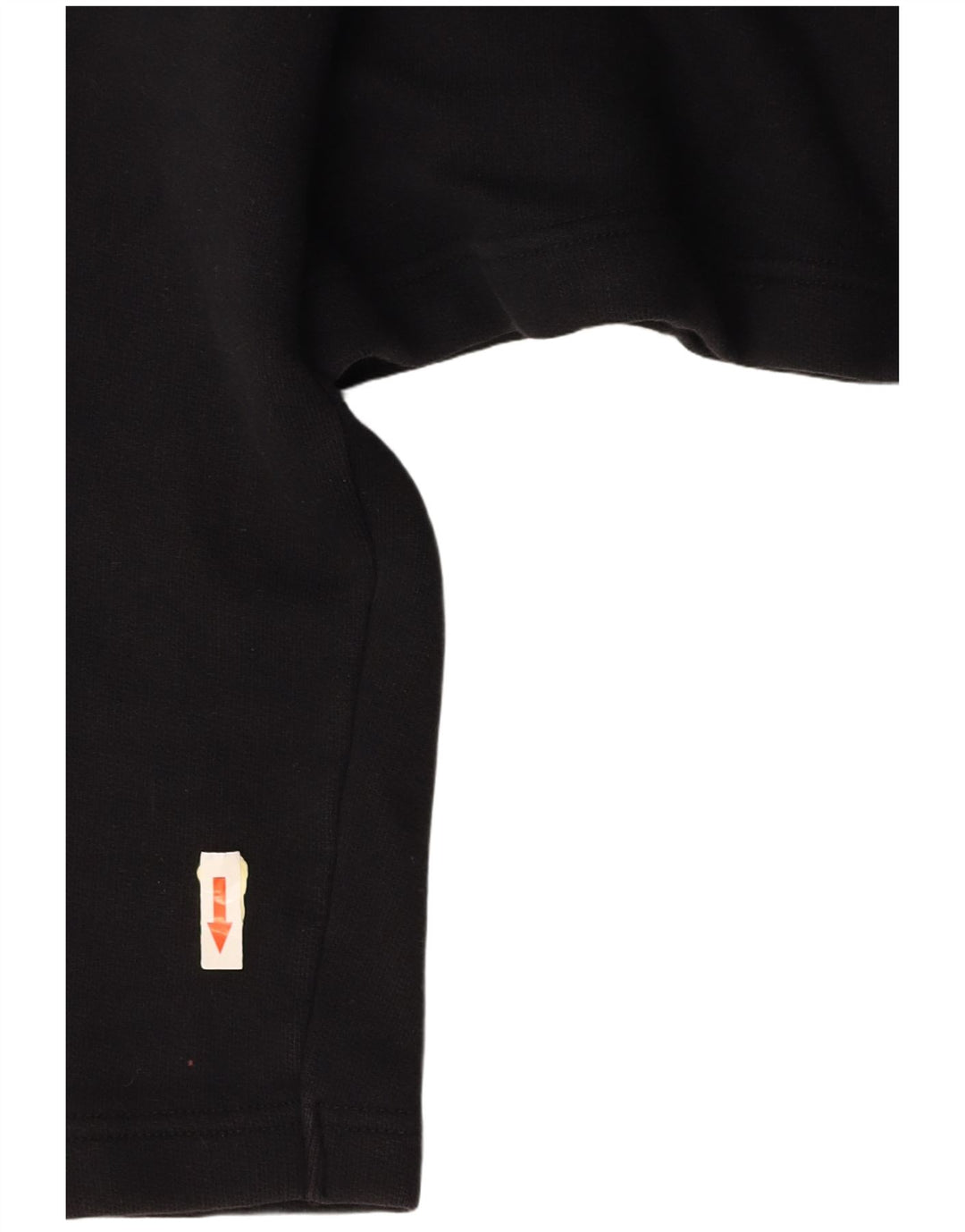 BENETTON ženska prevelika skraćena polo majica s grafičkim motivima UK 10 Mala crna