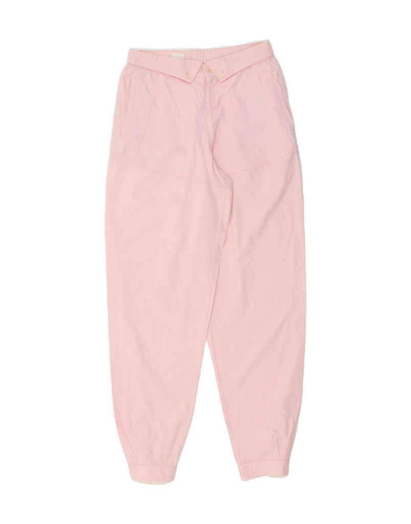 FIORUCCI Girls Tapered Chino Trousers 15-16 Years W26 L29 Pink Vintage Fiorucci and Second-Hand Fiorucci from Messina Hembry 