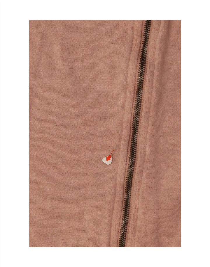 EDDIE BAUER Womens Zip Hoodie Sweater UK 10 Small Pink Polyester Vintage Eddie Bauer and Second-Hand Eddie Bauer from Messina Hembry 