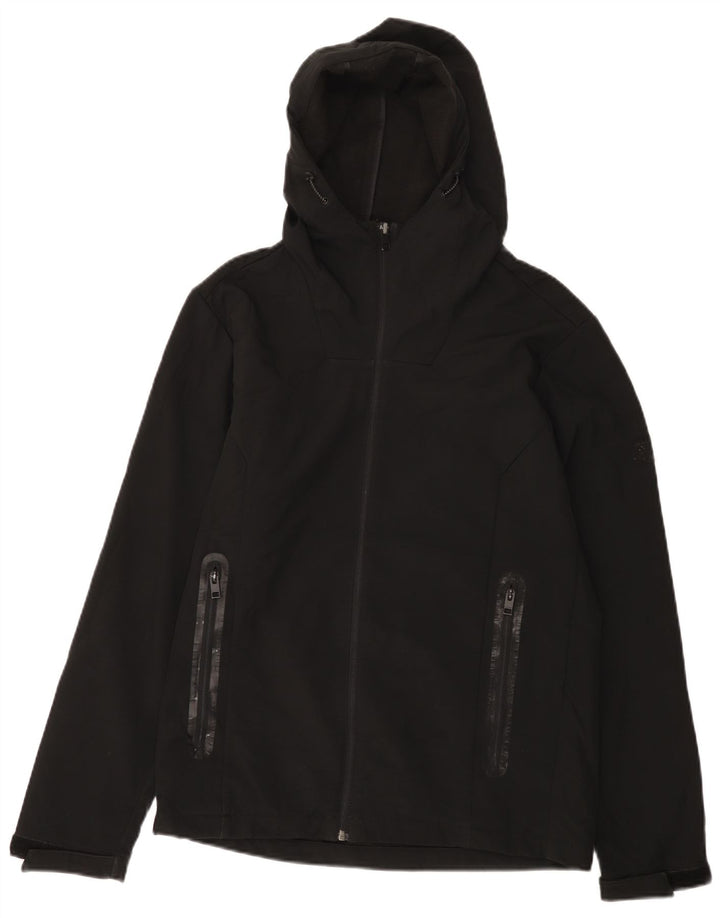 Jack & Jones muška vjetrovka s kapuljačom UK 38 srednji crni poliester