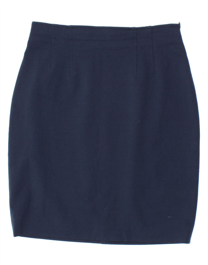 ICEBERG Womens Pencil Skirt IT 46 Large W30  Navy Blue Vintage Iceberg and Second-Hand Iceberg from Messina Hembry 
