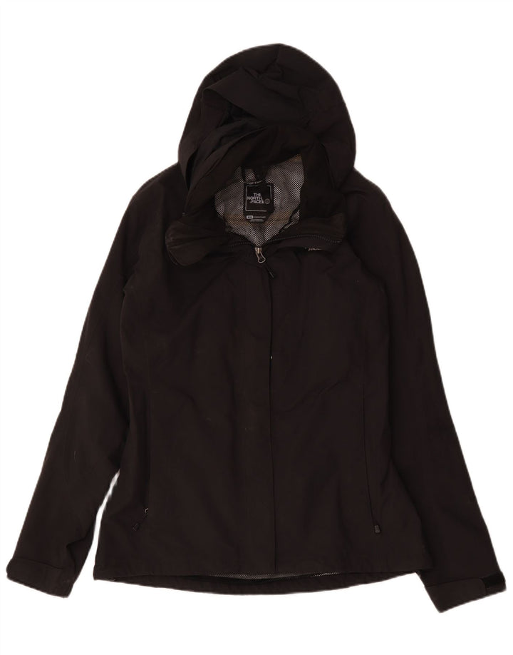 The North Face ženska kišna jakna s kapuljačom UK 14 srednji crni poliester