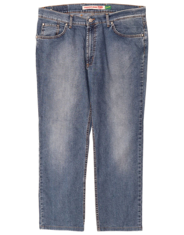 Carrera Mens 700 Regular Straight Jeans W38 L28 Plavi pamuk