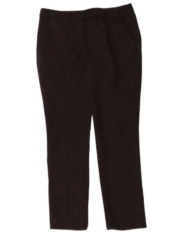 Reiss ženske hlače uskog odijela UK 12 srednje W30 L28 crni pamuk