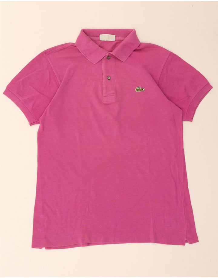 Lacoste muška polo majica veličine 3 mala ružičasta pamučna