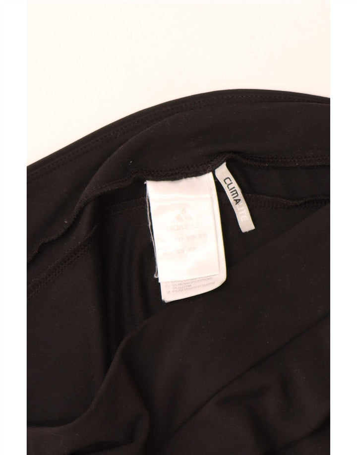 Ženske hlače za trenirku Adidas Climalite UK 14 Srednje crni poliester