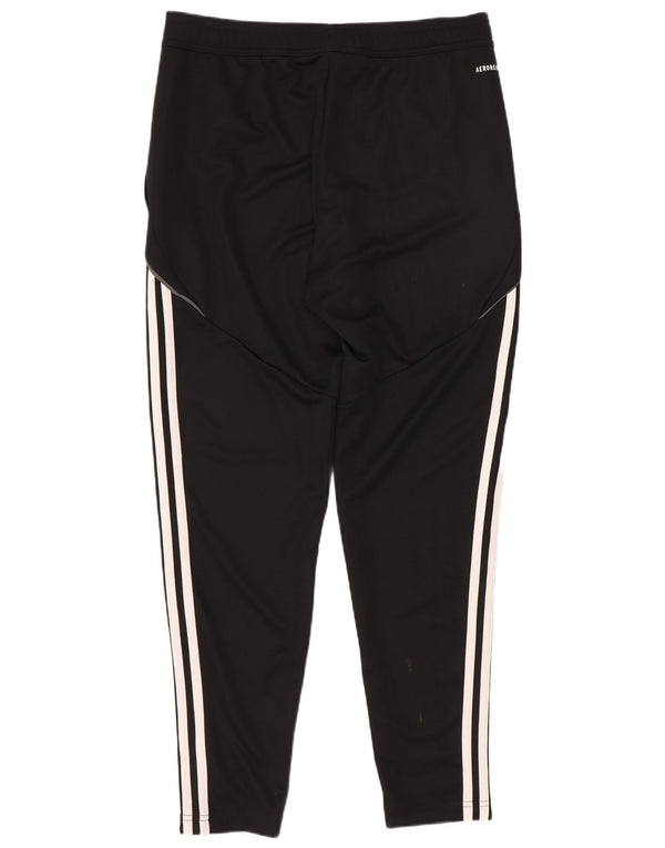 Adidas muške Aeroready Slim Fit hlače od srednje crnog poliestera