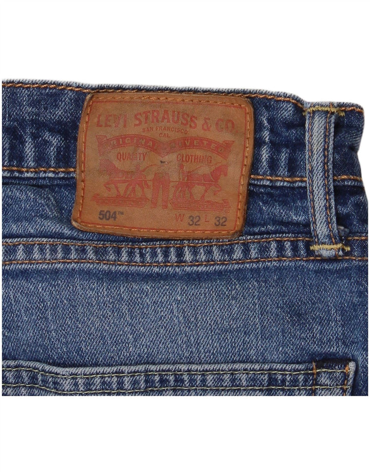 Levi's muške 504 ravne traperice W32 L27 plave
