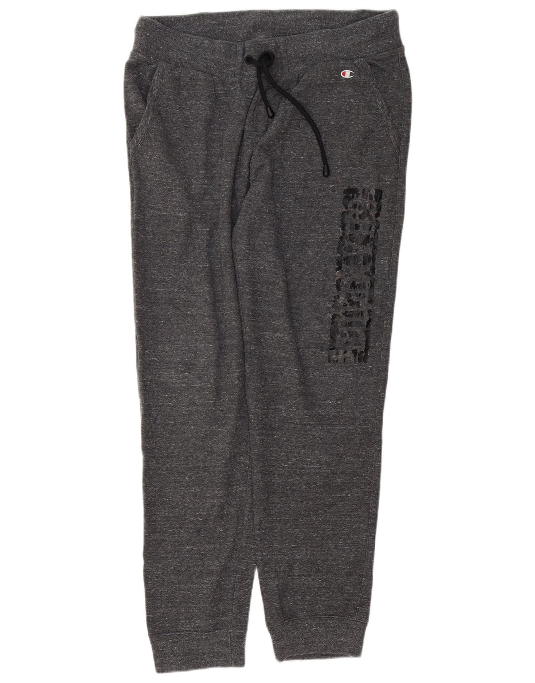 CHAMPION Ženske grafičke trenirke Hlače Joggers UK 18 XL Sivo Flecked