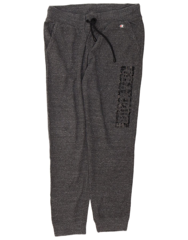 CHAMPION Ženske grafičke trenirke Hlače Joggers UK 18 XL Sivo Flecked
