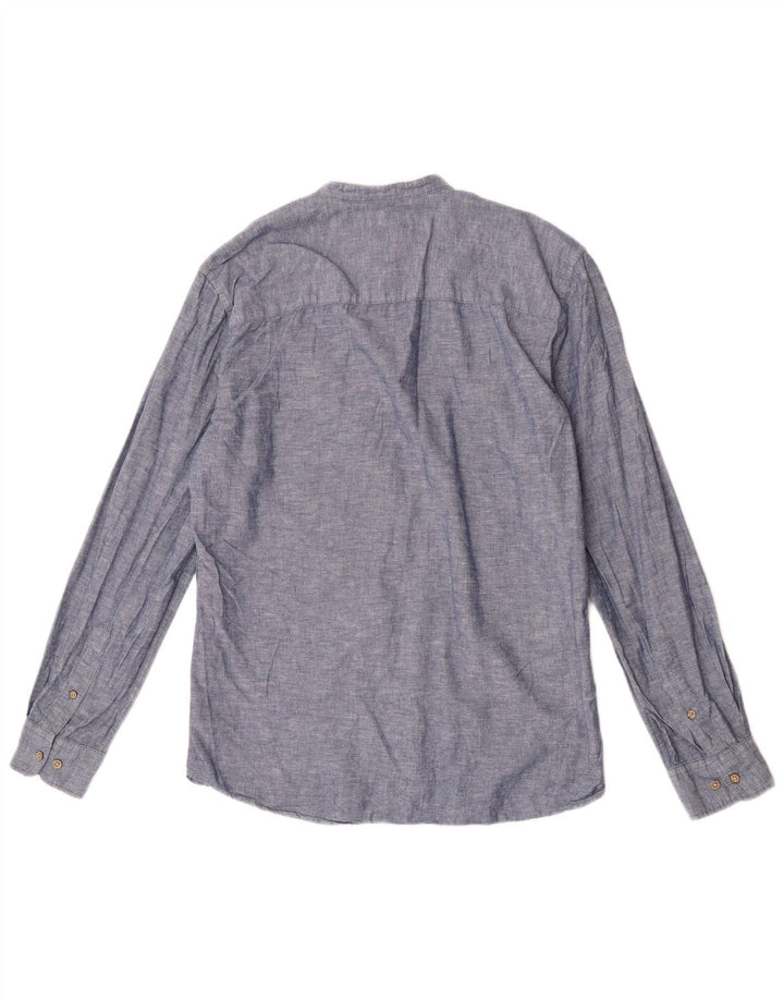 Jack & Jones muška premium tanka pulover košulja srednje tamnoplave boje