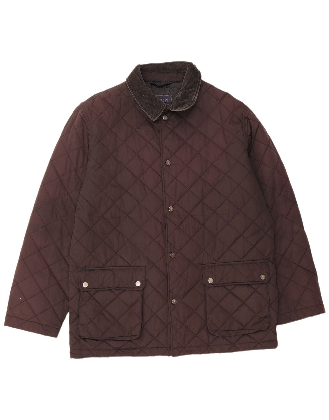 JOOP Muška prošivena jakna IT 52 XL smeđi poliester